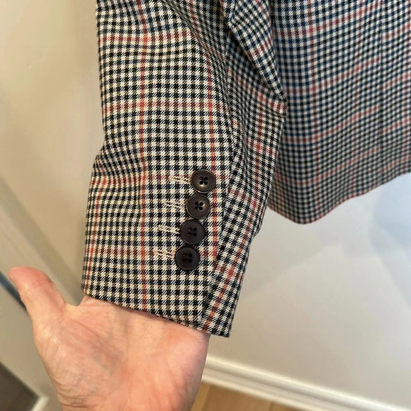 ASOS MENS GINGHAM CHECK PATTERN BLAZER LINED 42 REGULAR - Picture 8 of 8